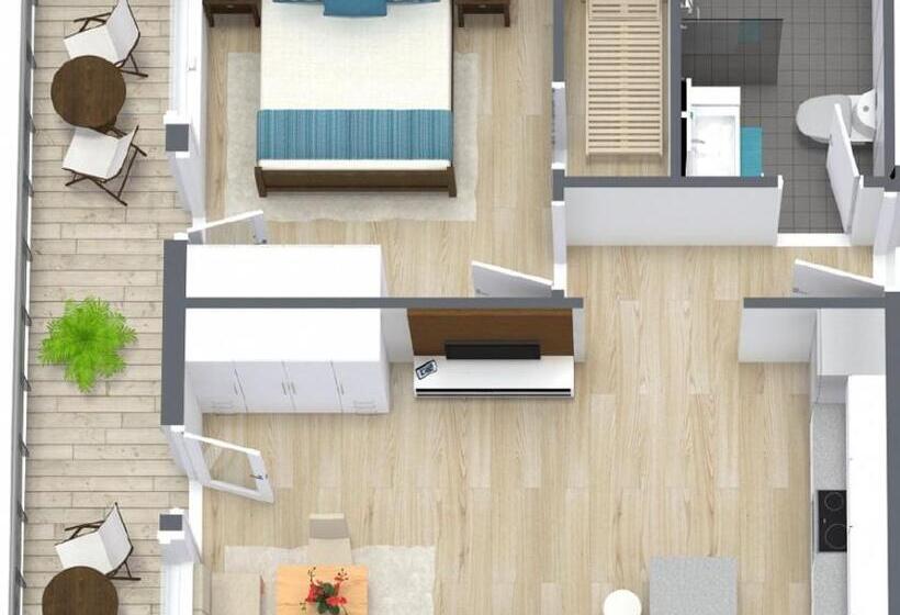 شقة غرفة واحدة, Das Alpspitz