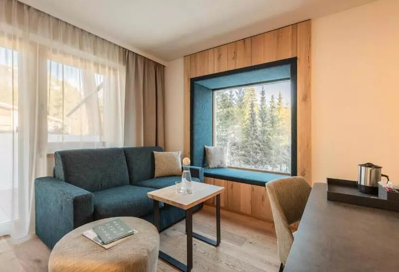 バルコニー付きスタンダードステューディオ, Biohotel Leutascherhof