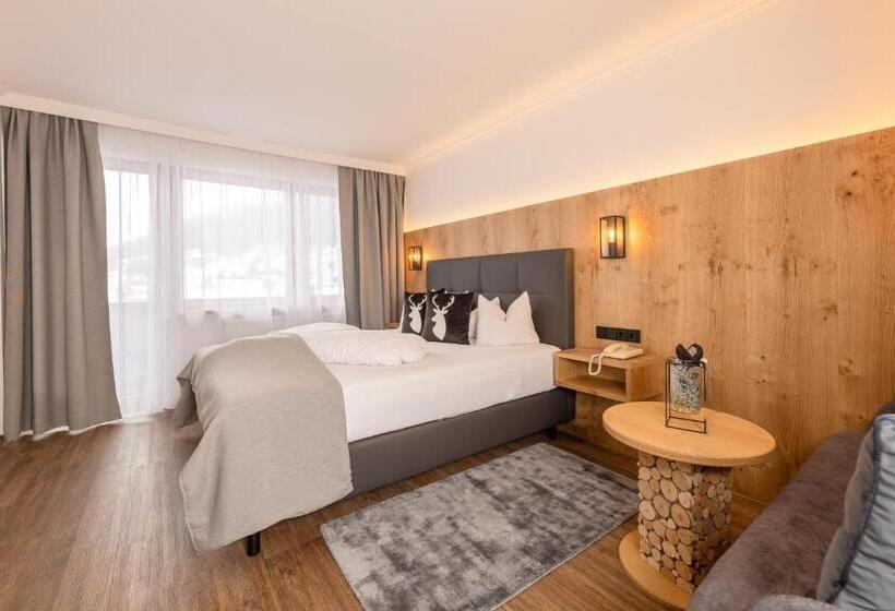 バルコニー付きデラックスルーム, Alphof Stubaital