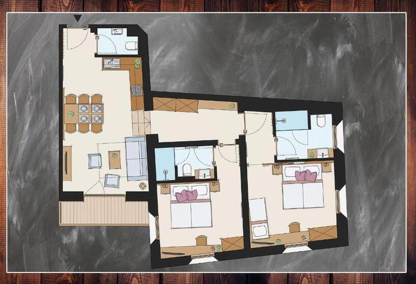 آپارتمان 2 خوابه, Poltehof