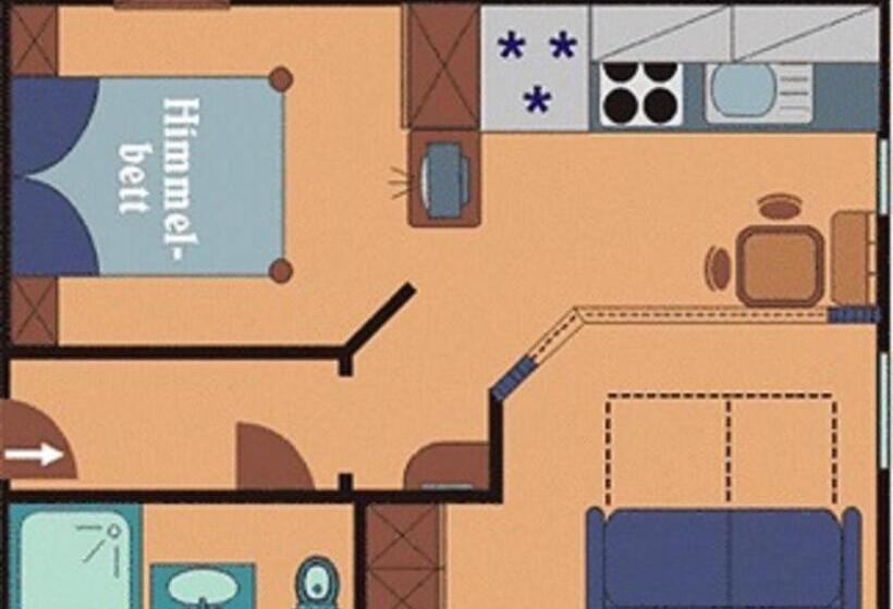 דירת חדר, Bauernhofurlaub Sinnhubgut