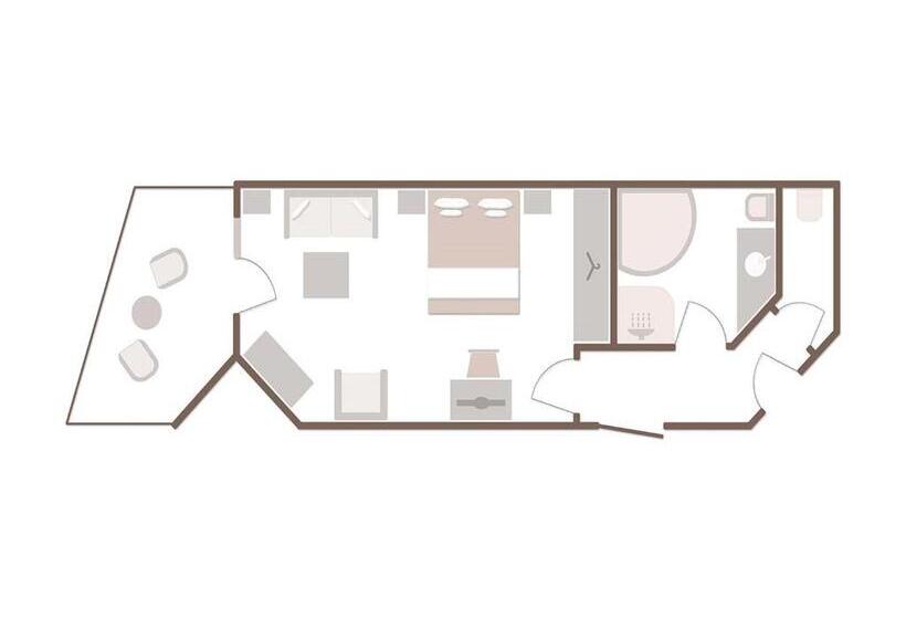 テラス付きスタンダードルーム, Posthotel Achenkirch Resort And Spa   Adults Only