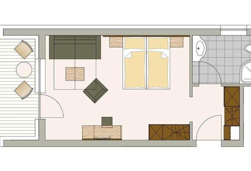 豪华房间, Residenz Allegra