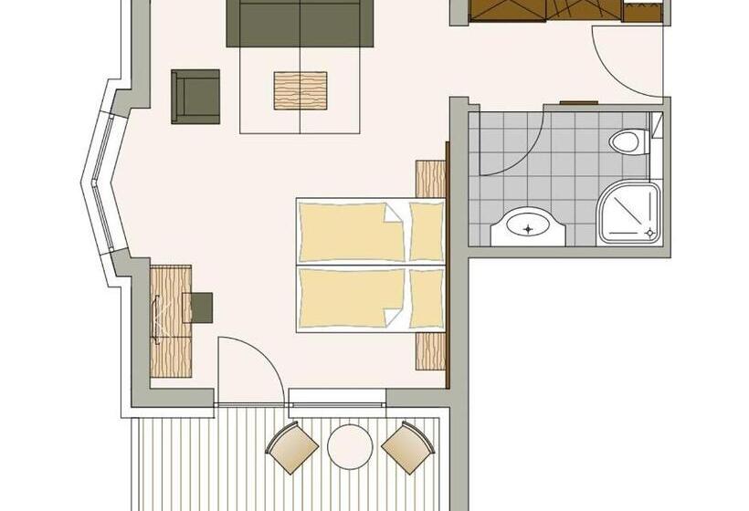 豪华房间, Residenz Allegra