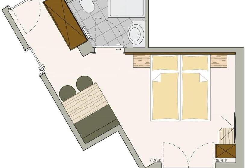 高级大房间, Residenz Allegra