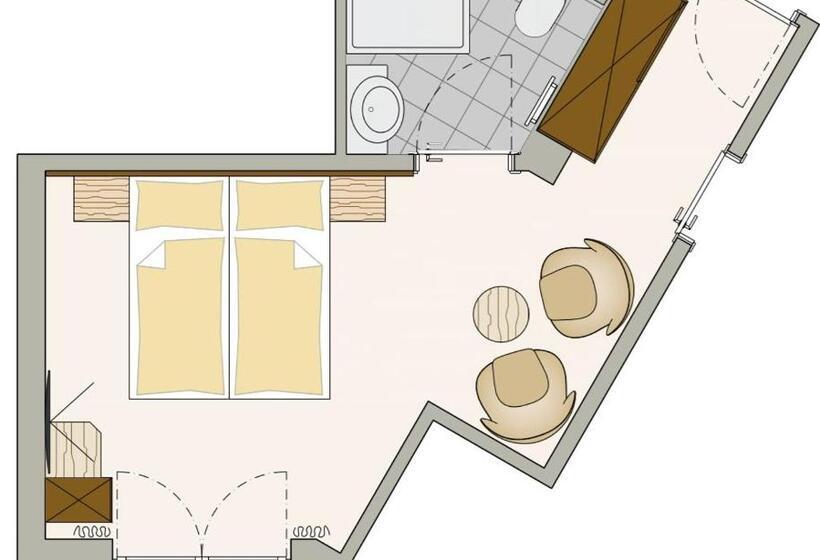 高级单人间, Residenz Allegra