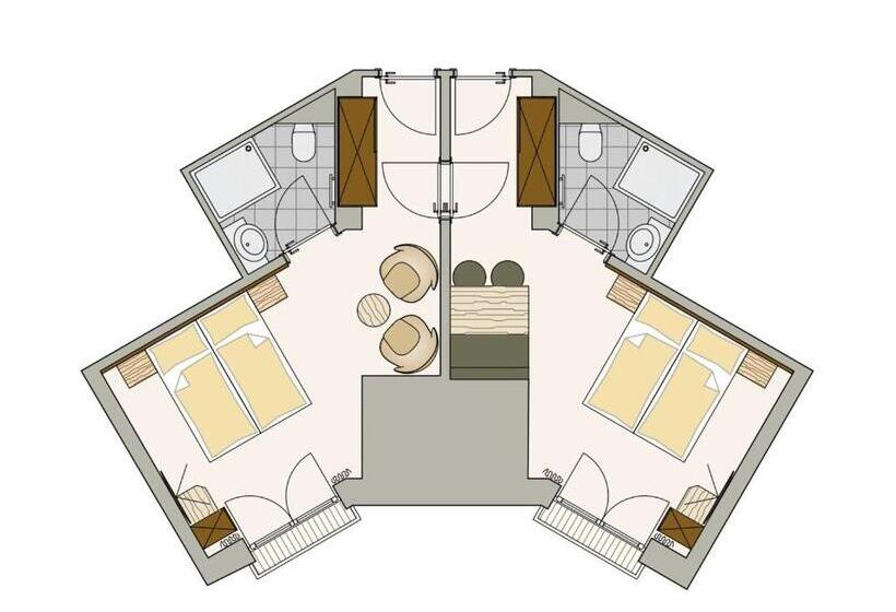 家庭套房, Residenz Allegra