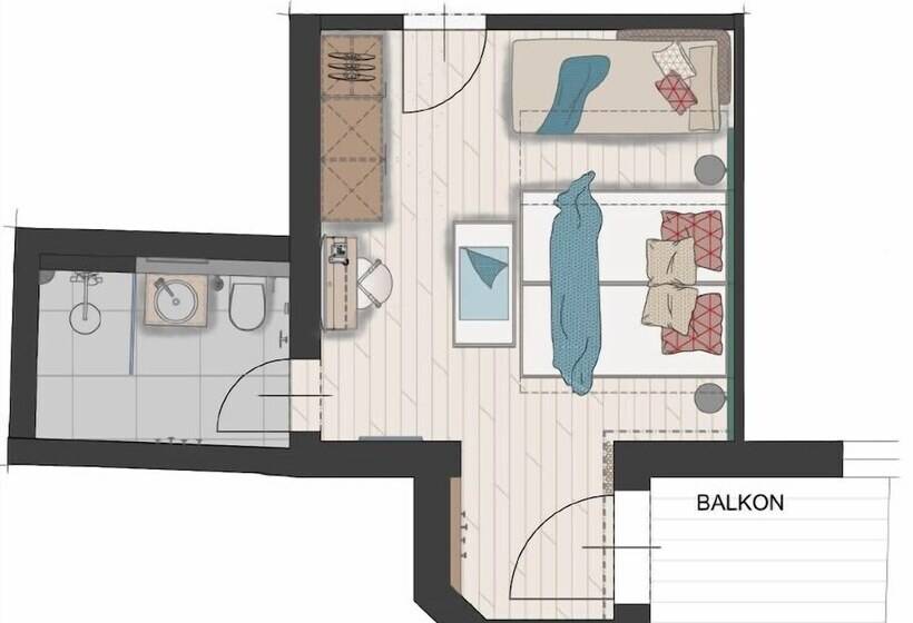 غرفة قياسية, Familienhotel Felsenhof