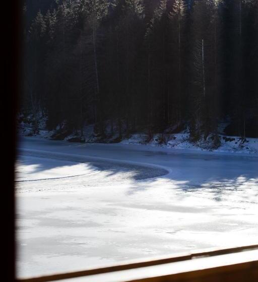 Superior room with lake view, Parkhotel Tristachersee