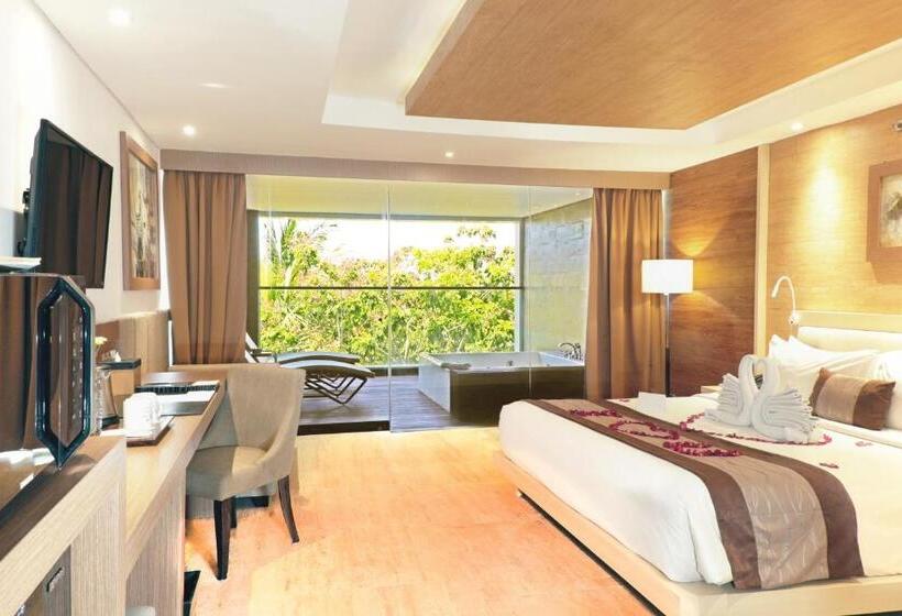 Люкс с гидромассажем, De Vins Sky Hotel Seminyak