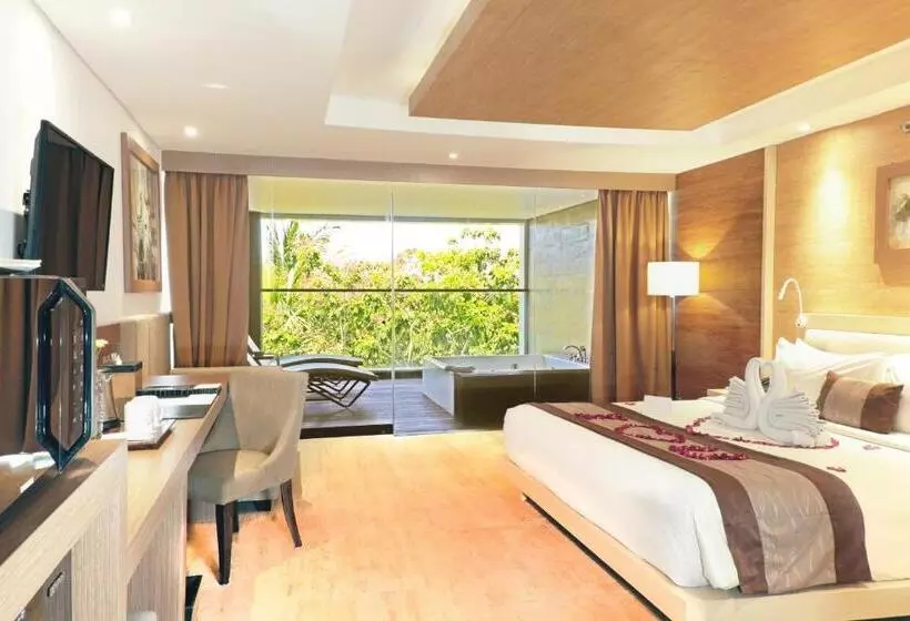 ハイドロマッサージバス付きスイート, De Vins Sky Hotel Seminyak