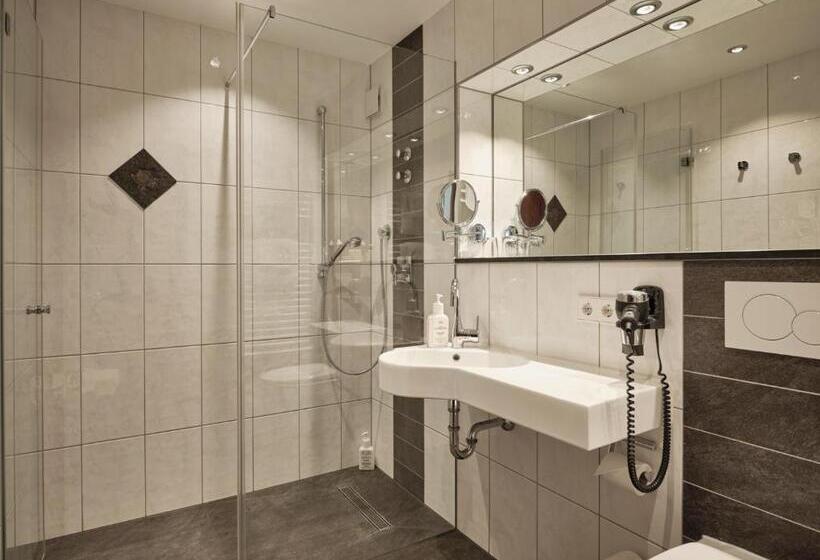 スーペリアシングルルーム, Badhotel Restaurant Stauferland