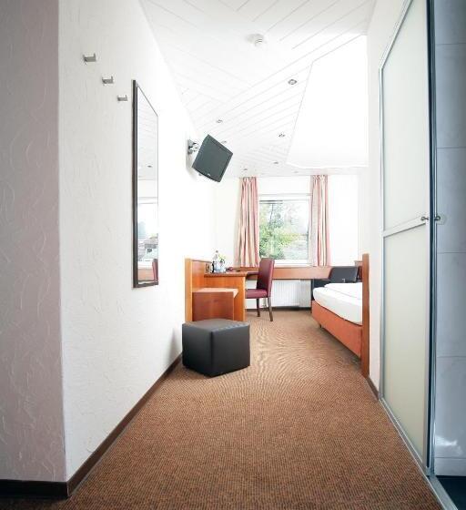 エコノミーシングルルーム, Badhotel Restaurant Stauferland