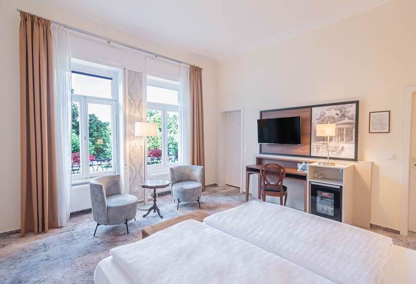 디럭스 룸, Villa Am Kurpark