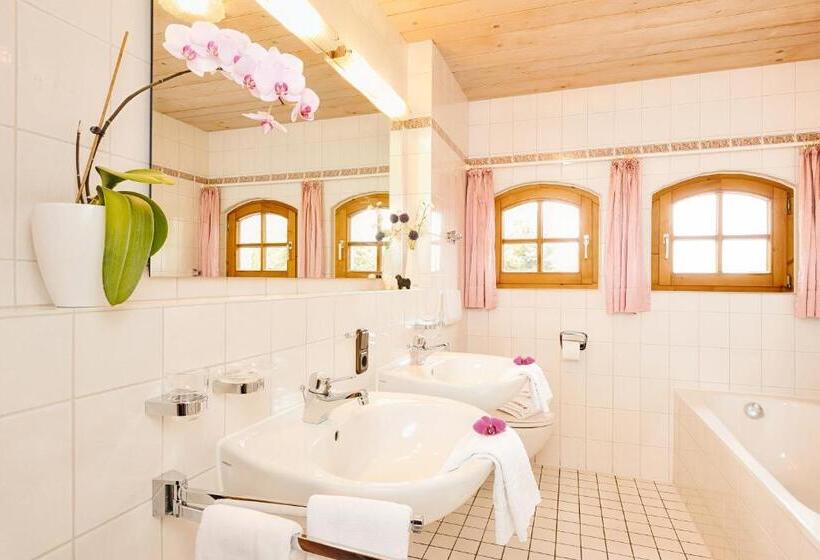 スタンダードシングルルーム, Ferienparadies Spielmannsau