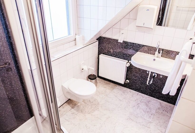 اتاق استاندارد یک تخته با سرویس بهداشتی مشترک, Martinihof