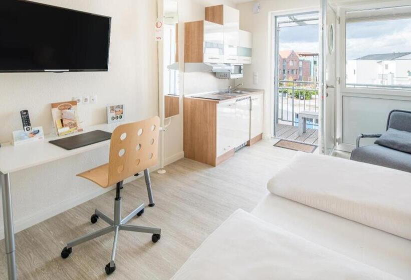 شقة غرفة واحدة, Schäfers Hotel, Self Check In, Cafe Am