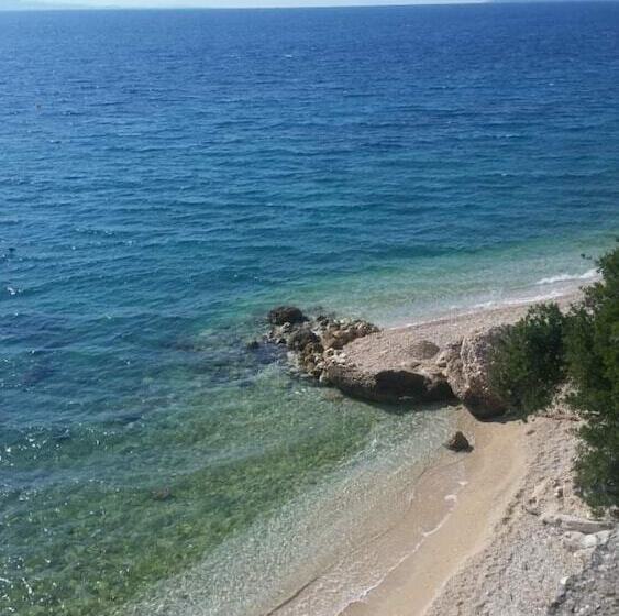 דירה בת חדר שינה 1 צדדית נוף לים, Apartmani Slavica