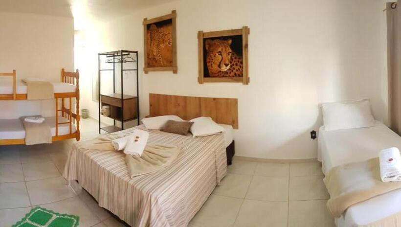 חדר משפחתי דלוקס, Pousada Alegria Do Cowboy