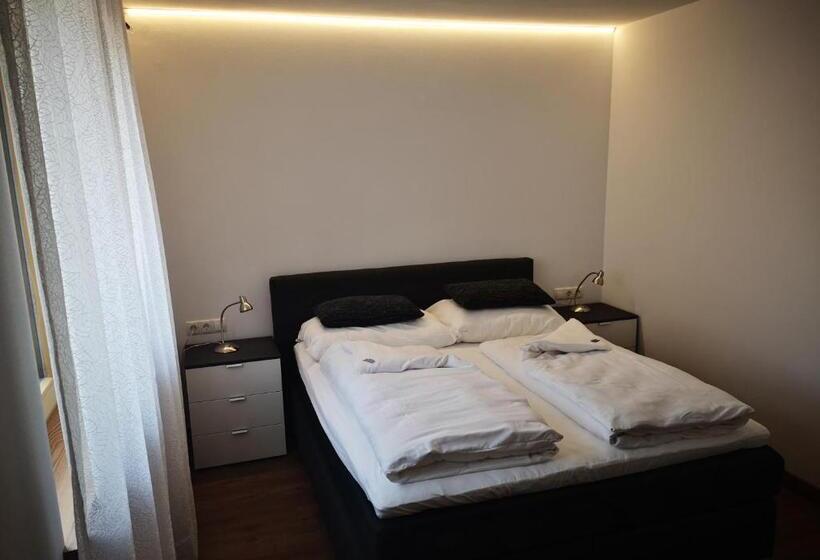 דירה בת חדר שינה 1 עם מרפסת, Garni   Hotel Am Burghuegel