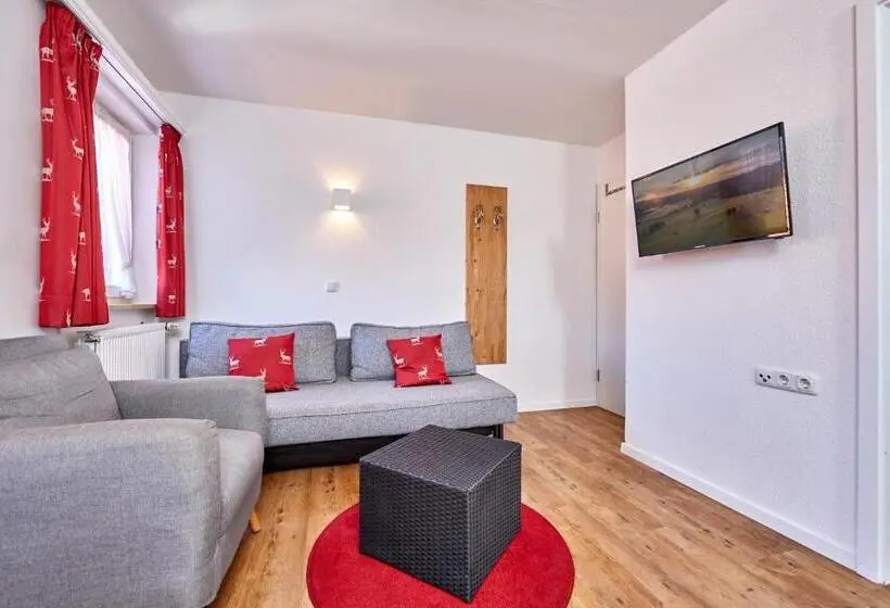 Huoneisto 1 Makuuhuone, Alpen Gästehaus