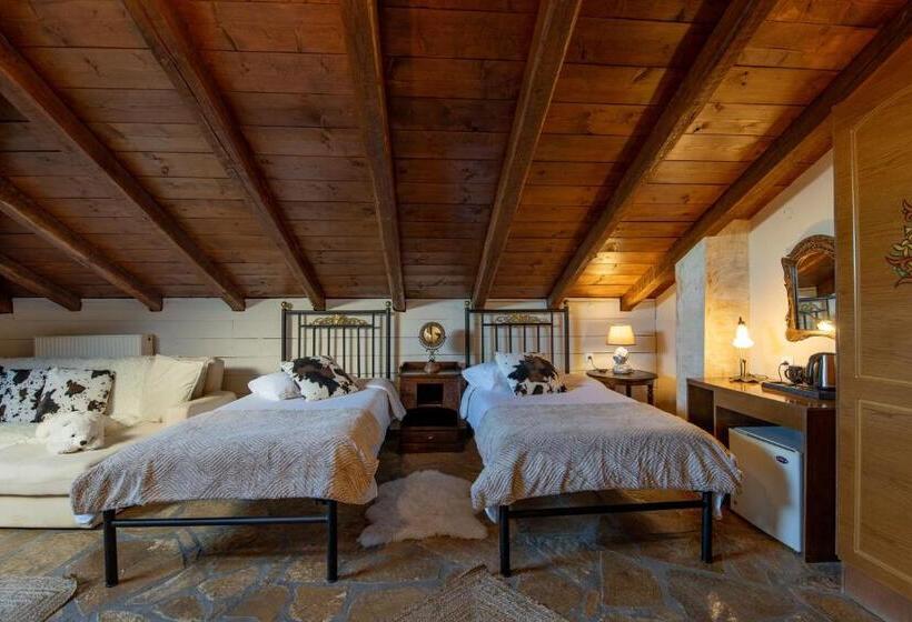 חדר סטנדרט לארבעה, Archontiko Fiamegou Hotel&spa