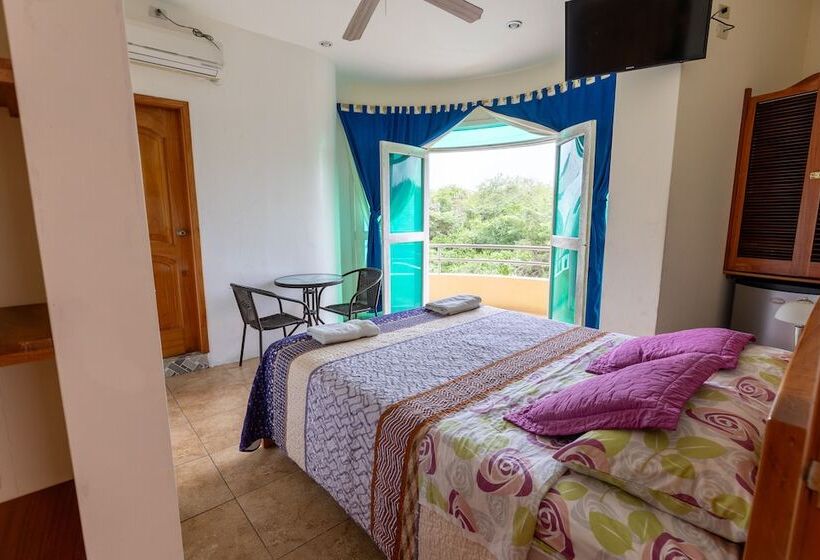 스탠다드 룸 더블 침대 공원 전망, Ariana´s Galapagos Hostal