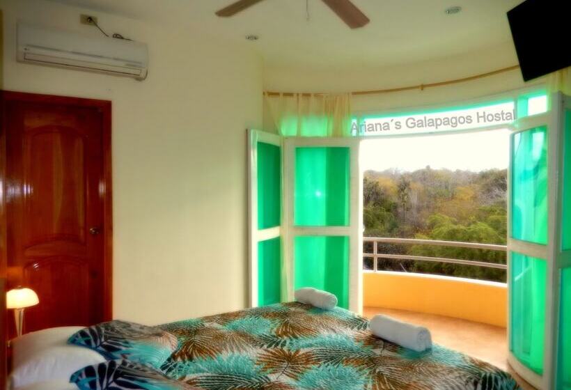 스탠다드 룸 더블 침대 공원 전망, Ariana´s Galapagos Hostal