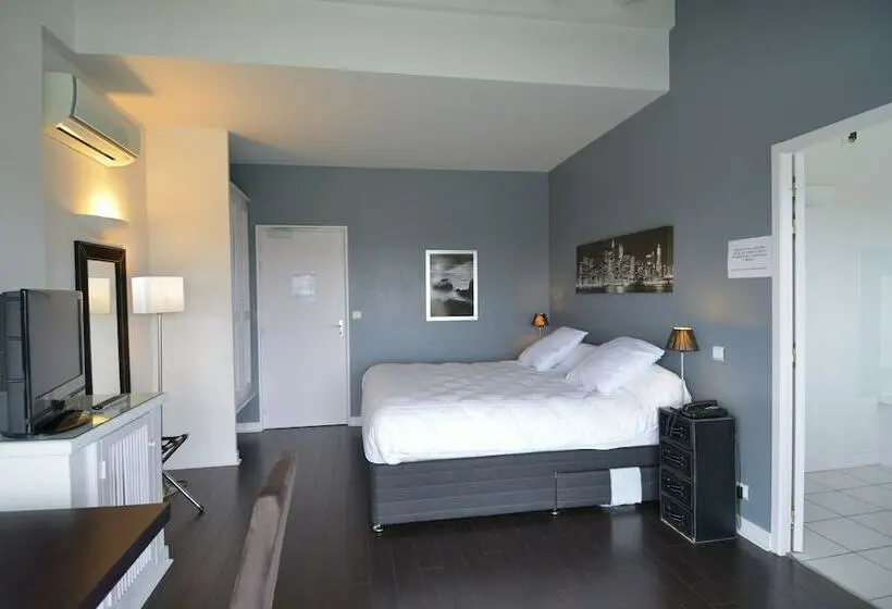 スタンダードルーム, Restaurant Côte Garonne Le Balcon Des Dames   Tonneins Marmande Agen   Chambres Climatisées
