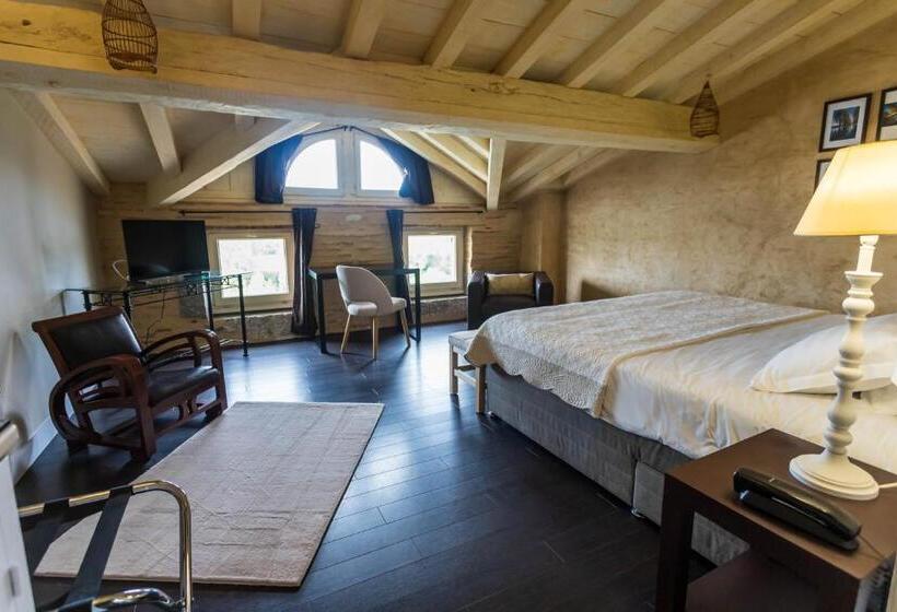수피리어 룸, Restaurant Côte Garonne Le Balcon Des Dames   Tonneins Marmande Agen   Chambres Climatisées