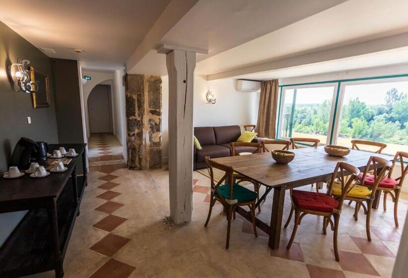 3침실 스위트, Restaurant Côte Garonne Le Balcon Des Dames   Tonneins Marmande Agen   Chambres Climatisées