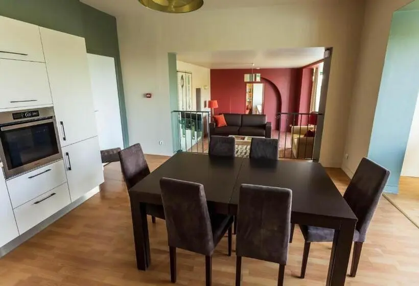 ２ベッドルームアパートメント, Restaurant Côte Garonne Le Balcon Des Dames   Tonneins Marmande Agen   Chambres Climatisées
