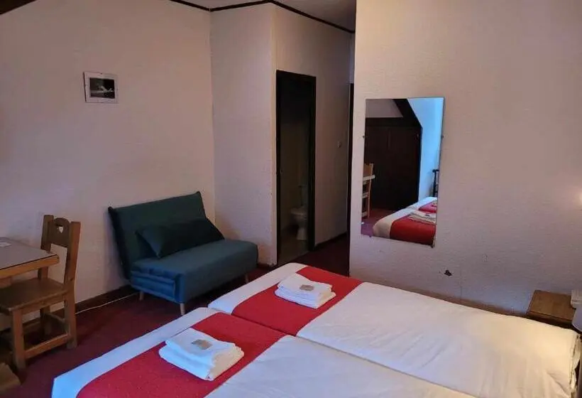 庭の見えるスタンダードトリプルルーム, Hôtel Castillan