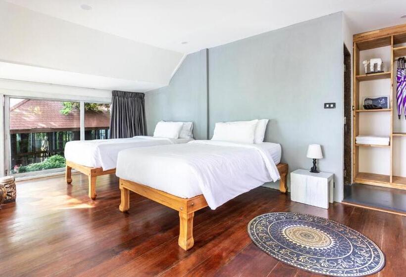 اتاق استاندارد با بالکن, Vikasa Yoga Retreat