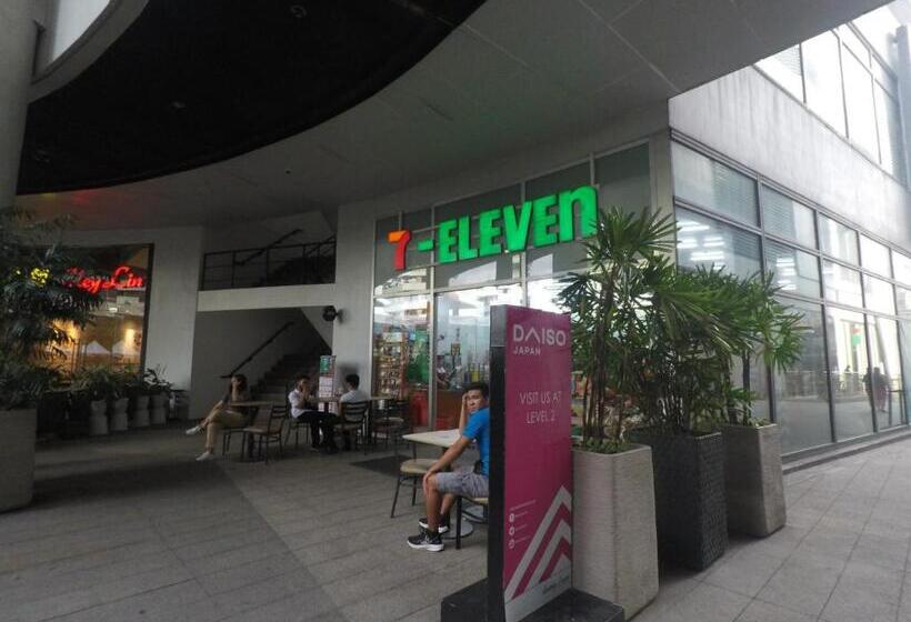 Апартаменты 1 Спальня с Балконом, Stylish&comfort Unit With Balcony In Air Makati