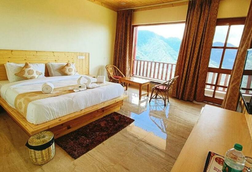 اتاق استاندارد با تخت بزرگ, The Vintage Hill Village   Himalayan Boutique Resort