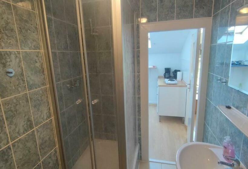 استودیوی استاندارد, Fewo3 1 Zim 2 Einz Bett 2 Pers Küche Dusche Wc