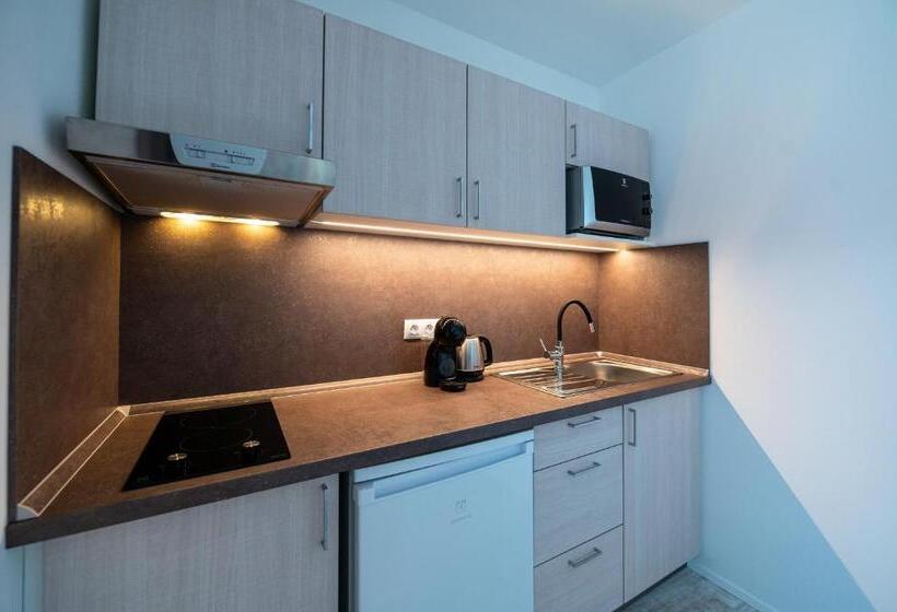 شقة غرفة واحدة مطلة على الحديقة, Penzion Kamenný Dvůr