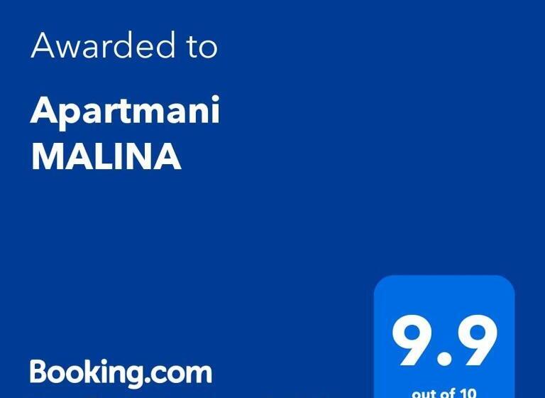 آپارتمان 1 خوابه با تراس, Apartmani Malina