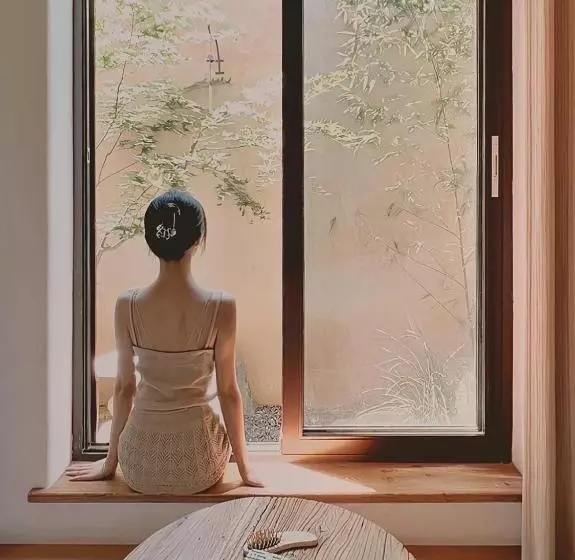 اتاق استاندارد با چشم‌انداز باغ, Hantang Inn Hostel Xi An
