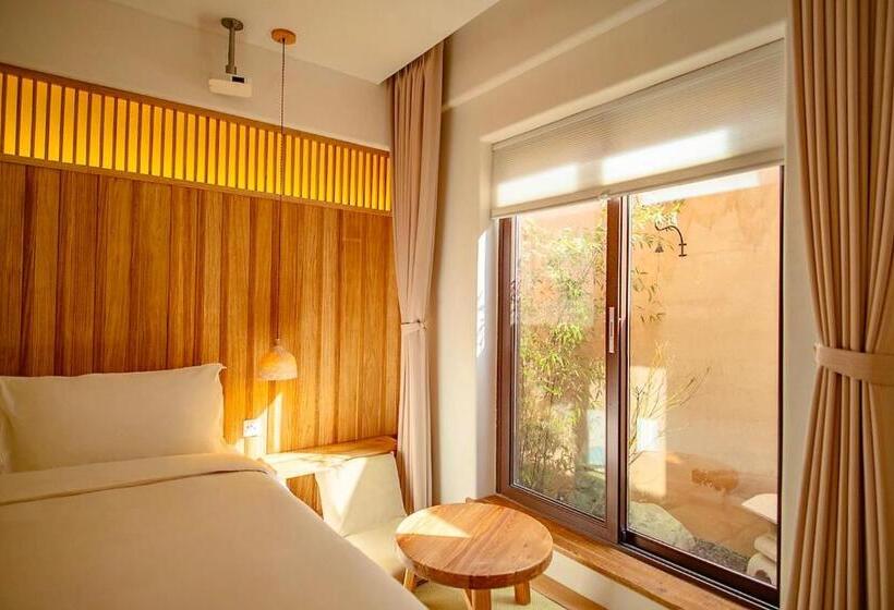 غرفة قياسية مطلّة علي الحديقة, Hantang Inn Hostel Xi An