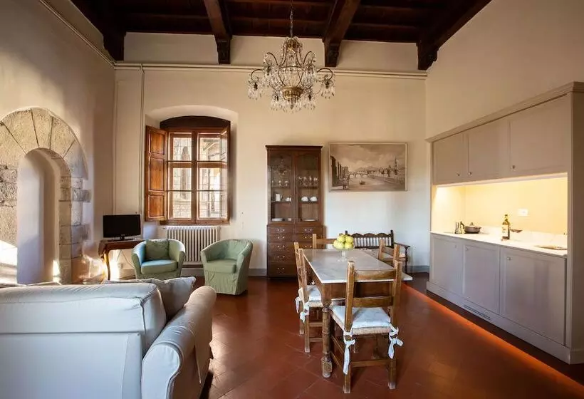 Deluxe-huoneisto 1 Makuuhuone, Castello Vicchiomaggio