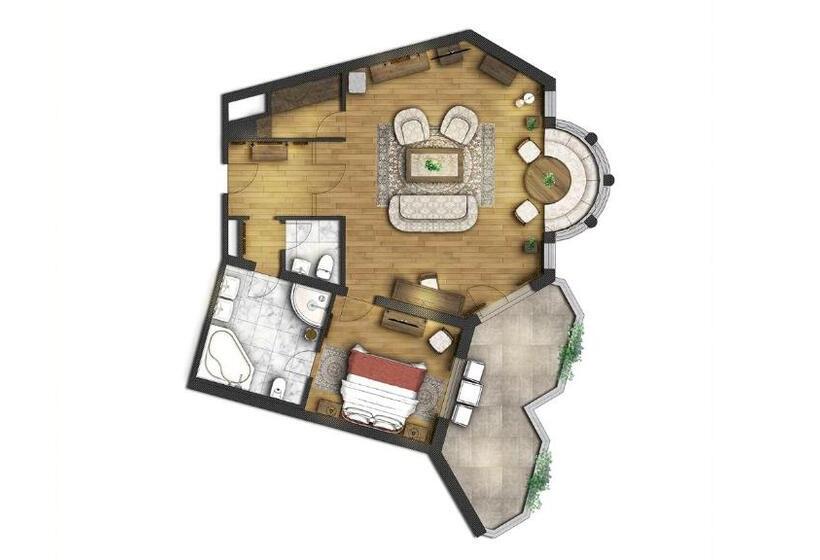 Люкс с Балконом, Reduce Hotel Thermal Adults Only