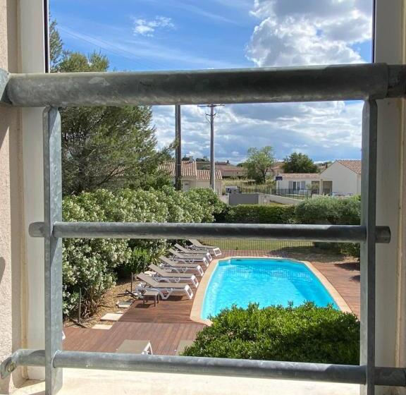 חדר סטנדרט נוף לבריכה, Patio De Violette