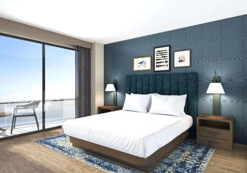 キングサイドベッドのスタンダードワンルーム, Embassy Suites By Hilton Virginia Beach Oceanfront Resort