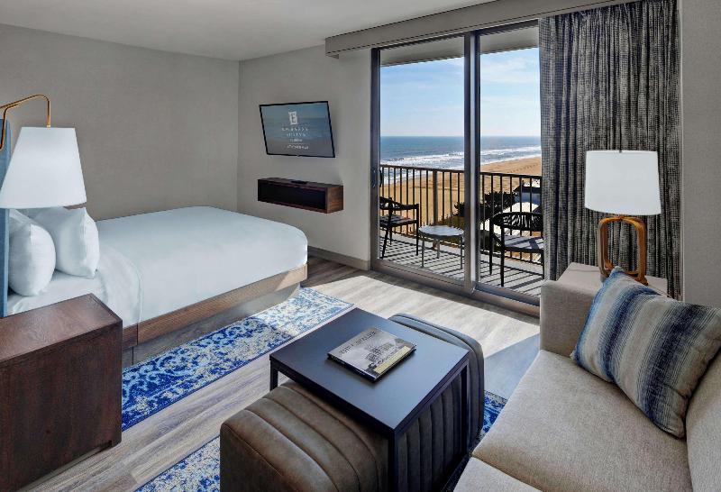 استودیو استاندارد با تخت کینگ, Embassy Suites By Hilton Virginia Beach Oceanfront Resort