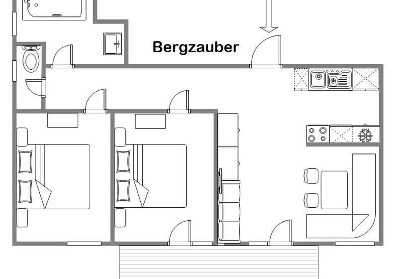 شقة سوبيريور غرفتين, Haus Fritz