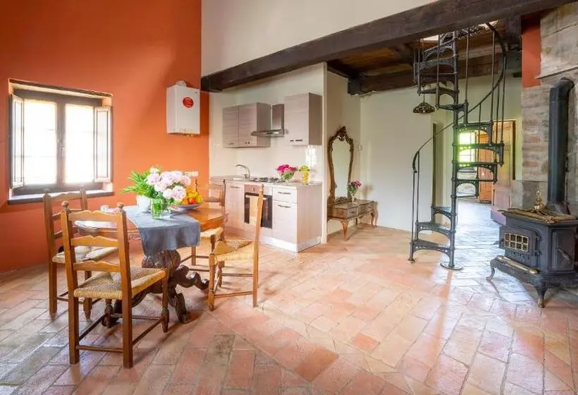 庭の見える１ベッドルームアパートメント, Agriturismo I Pietrini