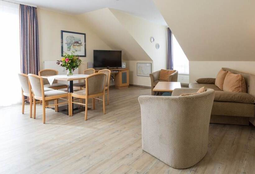 Апартаменты 2 Спальни с Балконом, Apartmenthaus Binzer Sterne