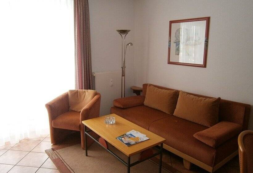 Апартаменты 1 Спальня с Балконом, Apartmenthaus Binzer Sterne